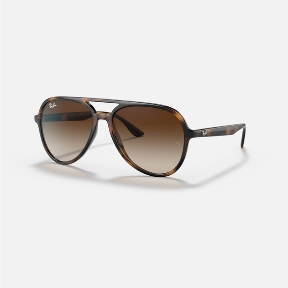 Ray-Ban Tortoise Shell Aviator Sunglasses - Picture 1 of 6
